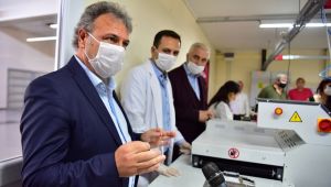 Bornova’da günde 30 bin maske üretilebilecek