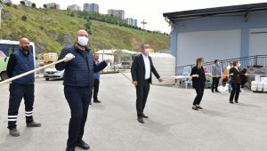 Çiğli’de Fırça Saplarıyla Sosyal Mesafeli 1 Mayıs Halayı