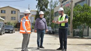 Gümrükçü’den üst yapı çalışmalarına yerinde inceleme