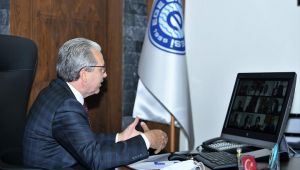 Rektör Budak, “Çalışmalarımızı her şartta sürdürüyoruz”