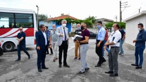 Başkan Engin’in sokak mesaisi!