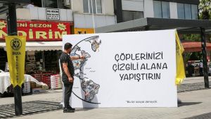 Buca’da çöpler yere düşmedi 