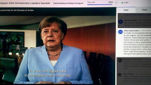 Gümrükçü, Birleşmiş Milletler 2020 Liderler Zirvesi’ne Katıldı