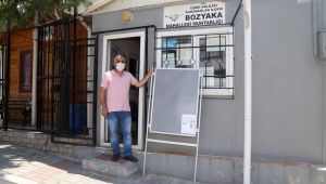 Karabağlar’da muhtarlara duyuru panosu