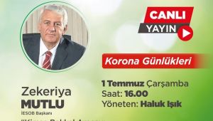 ‘Korona Günlükleri’ Av. Senem Demirel Acar ile Zekeriya Mutlu’yu ağırlıyor