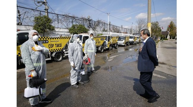 Salgınla mücadelede Konak’a tam not