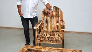  Ahşap Palete Can Verdi, Mobilyada Markalaştı