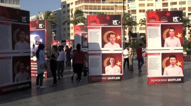 İzmir'de '15 Temmuz Demokrasi Sergisi' açıldı