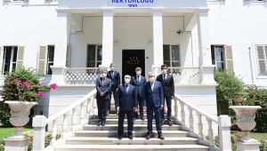 İzmir Valisi Yavuz Selim Köşger EÜ’yü ziyaret etti