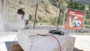 Karşıyaka 3. Taş Heykel Sempozyumu başladı