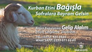 Konak Belediyesi’nden ‘askıda kurban’ kampanyası