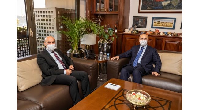 Vali’den Başkan Soyer’e iade-i ziyaret 14 Temmuz 2020 Salı