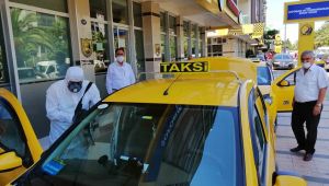 2 Bin 823 Taksi Her Hafta Dezenfekte Ediliyor
