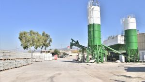 Bornova Belediyesi kendi betonunu üretmeye başladı