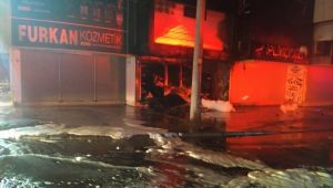 Gıda Çarşısı’ndaki yangın büyümeden kontrol altına alındı