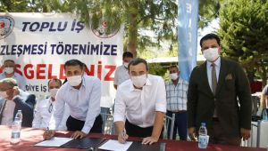 Konak’ta toplu sözleşme sevinci