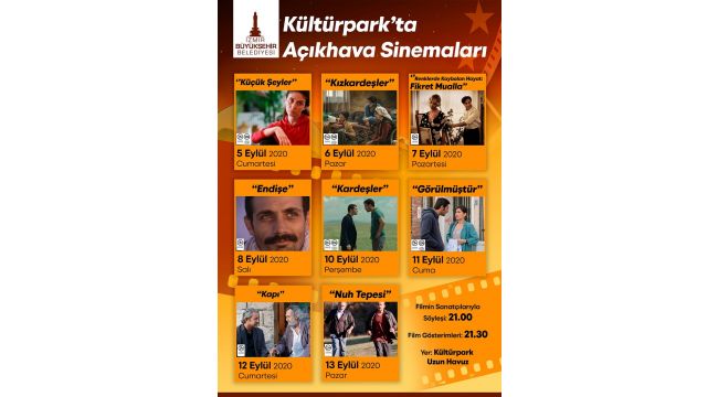 Açıkhava Sinema Günleri başlıyor