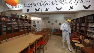 Buca Belediyesi’nden okullara Covid-19 mesaisi 