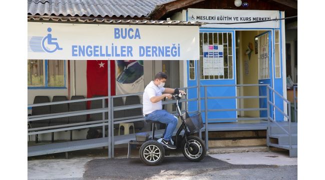 Engellilere “scooter” ile yol yardım desteği