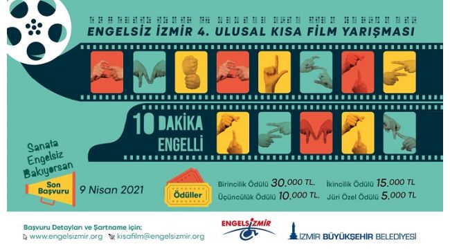 Engelsiz İzmir 4. Ulusal Kısa Film Yarışması başvuruları başladı