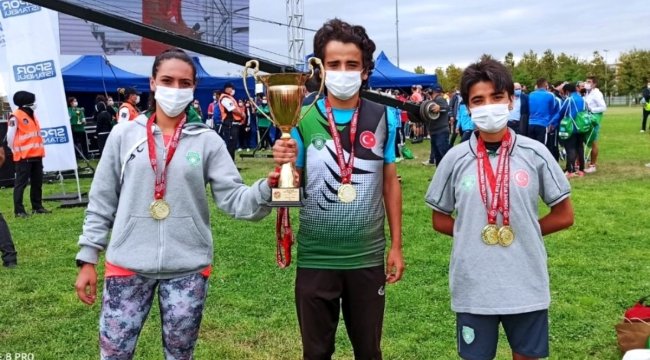 Gaziemir'in amazonları Türkiye şampiyonu