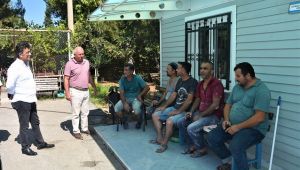 Karakayalı çalışmaları denetledi