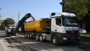 Asfalt freze Karabağlar yollarında