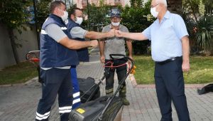 Başkan Selvitopu park çalışmalarını denetledi