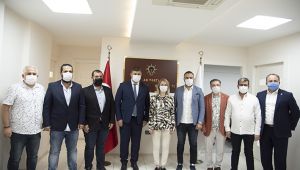 CHP’li Belediye Başkanından AK Parti İlçe Başkanına hayırlı olsun ziyareti