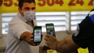 Konak’ta Pazarcılara HES Kodu Denetimi 