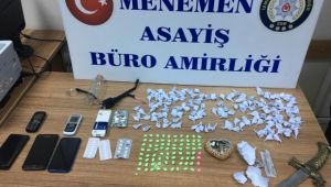 Menemen'de uyuşturucu operasyonunda 3 gözaltı