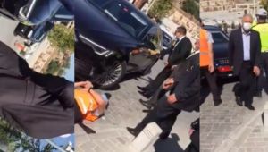 MHP'li Vekilin Şoförü, Belediye Personeline 'Çarptı'