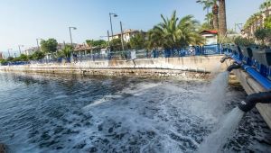 Soyer Bostanlı Ahırkuyu Deresi'ndeki çalışmaları inceledi 