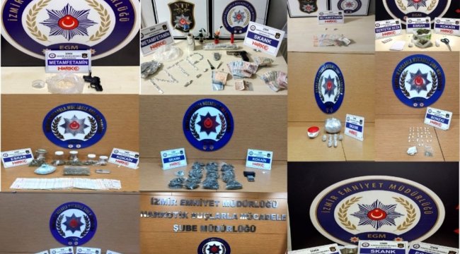 Uyuşturucu operasyonlarında 52 gözaltı