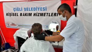 Çiğli Belediyesi kişisel bakım birimi deprem bölgesinde