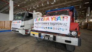 Dayanışma tırları Fuar İzmir’de