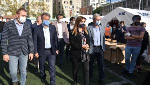 Dünya’nın yardımı Bornova’da toplandı