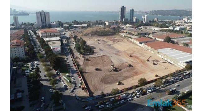 İzmir'de konteyner kentte çalışmalar hızla sürüyor