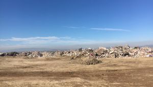 Moloz döküm alanında özel güvenlik önlemleri alındı