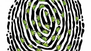 Pandemi karikatürle anlatıldı