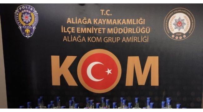 Sahte/kaçak alkol satışı yapan şahıs yakalandı