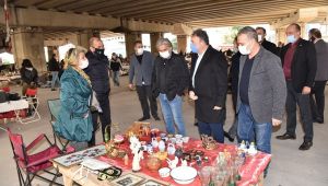 Başkan İduğ, Bit Pazarı’nda ki denetimlere katıldı