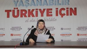 Saadet Kadın Kolları’ndan Su Tasarrufu Çağrısı