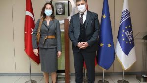 Yunan Başkonsolos’tan Tugay’a dostluk ziyareti