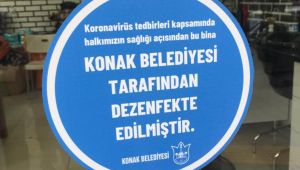 Konak’tan berberlere hijyen desteği 