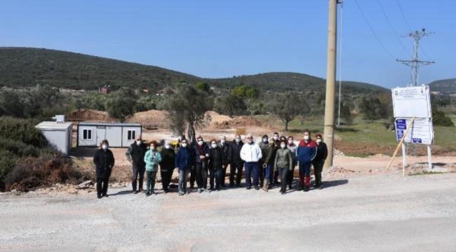 Urla Özbek'te kurulacak arıtma tesisine tepki