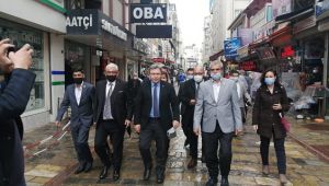 Gelecek Partisi Gen. Bşk. Yrd. Feramüz Üstün'ün İzmir esnaf ziyareti