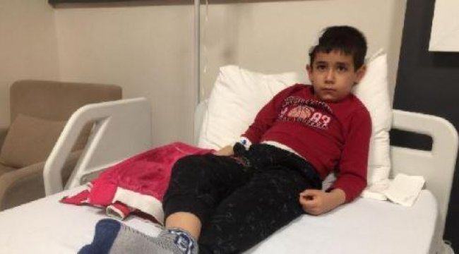 6 yaşındaki Eymen'in başına 'yorgun mermi' isabet etti
