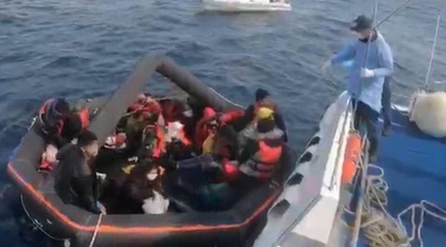 Ayvacık açıklarında 27 sığınmacı kurtarıldı