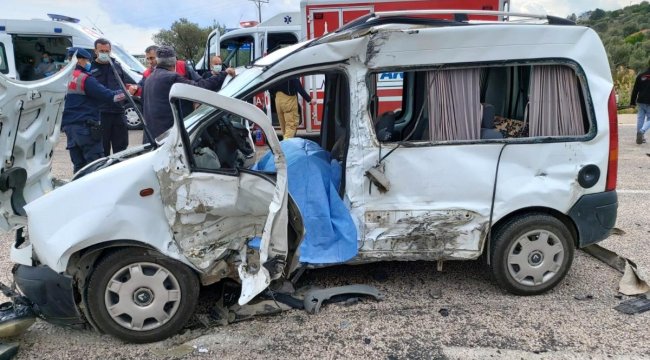 İzmir'de trafik kazası: 1 ölü